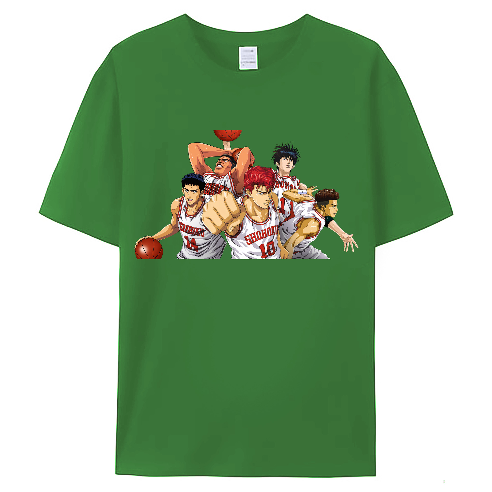 （画像用） SLAM DUNK／スラムダンク レディースカジュアルプリントTシャツ（綿100％）